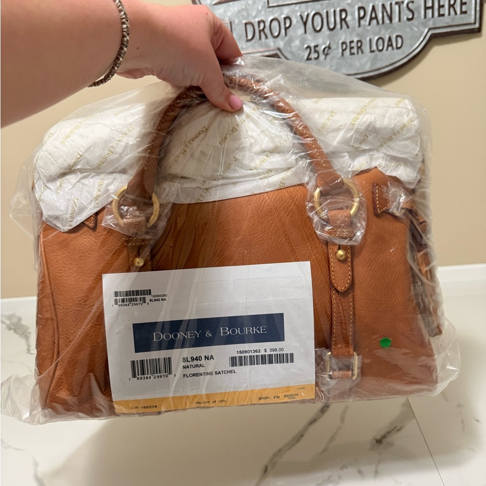 Dooney & Bourke Florentine Satchel - Cognac - Picture 6 of 7